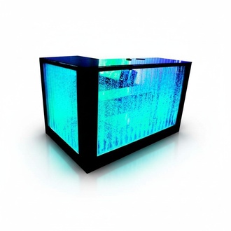 Bar Table Water Wall Bar Counter Illuminated Bar Table Bar Counter Led Shelf Furniture New