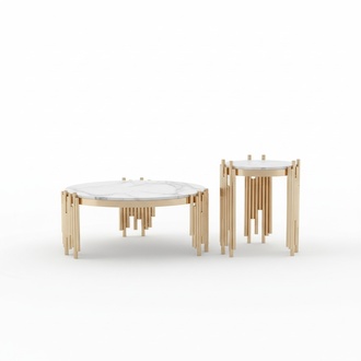 Wicker Side Table Metal Basket Round Living Room Table Coffee Table