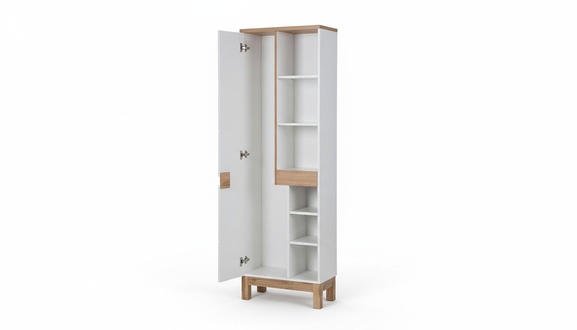 Bathroom cabinet tall cabinet storage bathroom white bathroom furniture 60cm