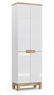 Bathroom cabinet tall cabinet storage bathroom white bathroom 60 * 33 * 187 cm