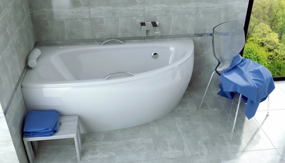 Bath corner bath corner 150*70 cm acrylic bath tub bathroom corner bath tubs white