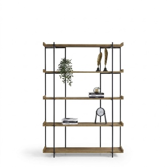 Floor Standing Shelf Bookcase Bookcase Living Room Wood Design New