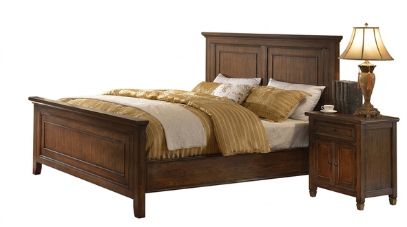 Bed + 2x nightstand 3 pcs bedroom set designer luxury bedroom sets