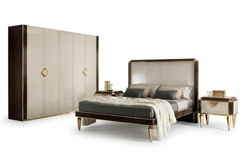 bed 2x bedside table 3 pieces Bedroom beds luxury 180x200 room arredoclassic