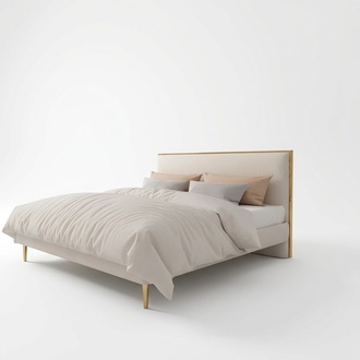 Bed 2x Nightstand 3 pcs Bedroom Set Furniture Modern Luxury Beds Classic