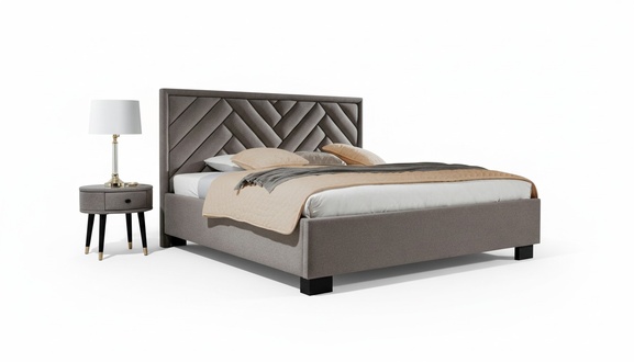 Bed 2x Bedside Table 3 pcs Bedroom Sets Design Luxury Beds Complete Set