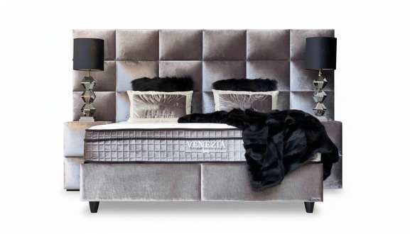 Bed 2x bedside table 3 piece bedroom set designer luxury beds hotel complete