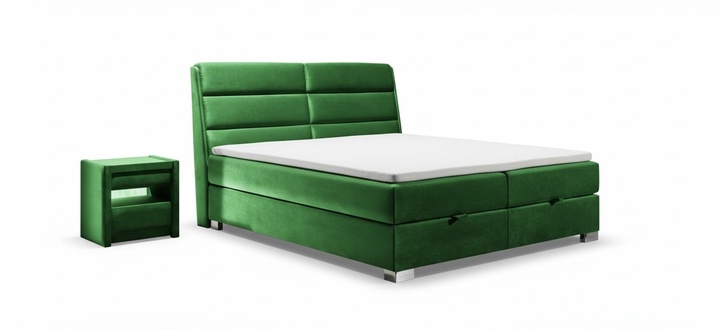 Bed 2x Bedside Table 3 Piece Bedroom Set Design Furniture Modern Luxury Beds New