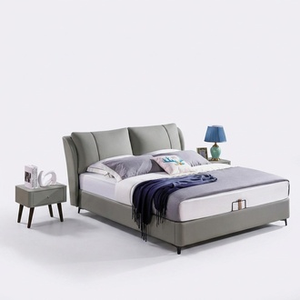 Bed 2x Bedside Table 3 Piece Bedroom Set Design Modern Luxury Beds Group New