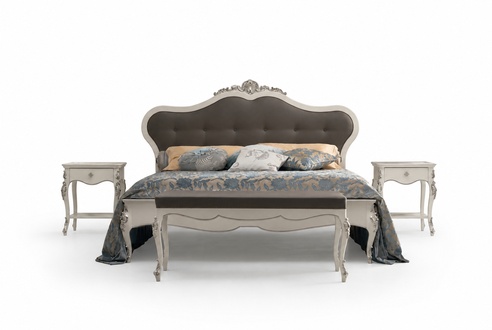 bed 2x bedside tables luxury beds furniture 4 pieces wood classic bedroom