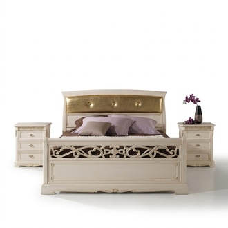 Bed Bedroom Furniture Furnishing Complete Set Double Sets Beds 3 pcs.