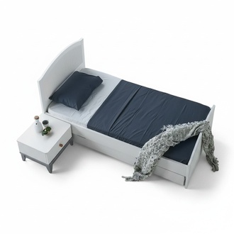 Bed + Nightstand Children\'s Room Furniture Bed Children\'s Bed Nightstand 2-piece.