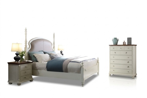 Bed Bedside Table Stool 4 Piece Bedroom Set Design Modern Luxury Beds New