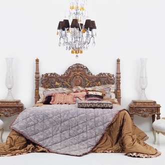 Bed Chesterfield Furniture Beds Italian Furnishings Double Bed Luxury Italy