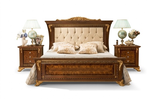 Bed design 2x bedside table 3 piece bedroom set furniture classic luxury beds new