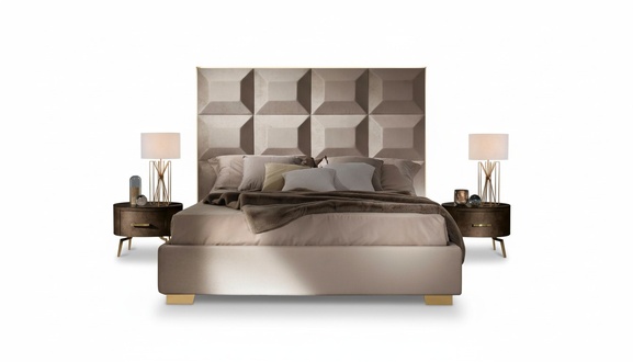 Bed Luxury Beds Bed Frame Wood Bedroom Double Marriage Italian Furniture New