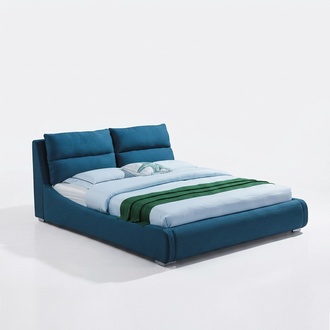 Bed upholstery design luxury double hotel beds sleeping room leather 180x200cm