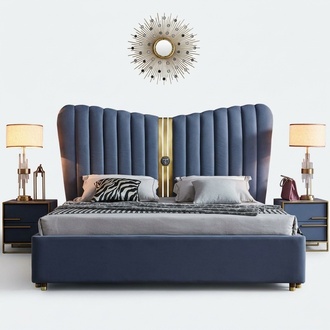 Bed Cushion Design Luxury Hotel Beds 150/180cm Sleeping Room Double