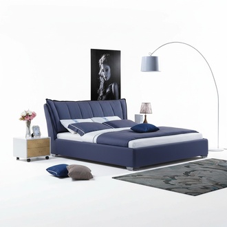 Bed upholstery design luxury double hotel beds sleeping room luxury 180x200cm new