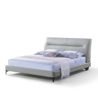 Bed upholstery design luxury double hotel beds sleeping room leather luxury 180x200