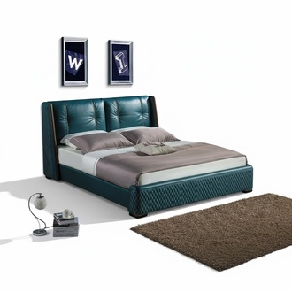 Bed Wooden Beds Luxury Hotel Double Bed Classic Bed Frame Country House 180x200