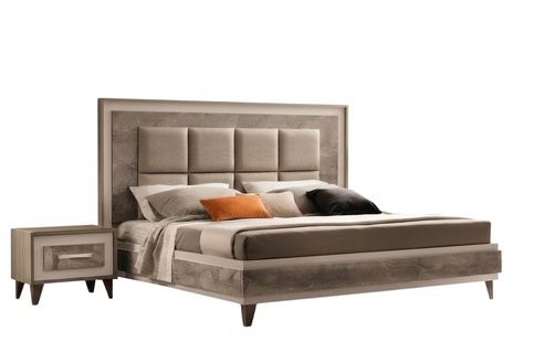 Bedroom 3-piece set bed 2x bedside table console beds hotel arredoclassic