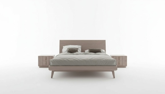 Bedroom bed 2 nightstands luxury furniture 3 pieces modern new