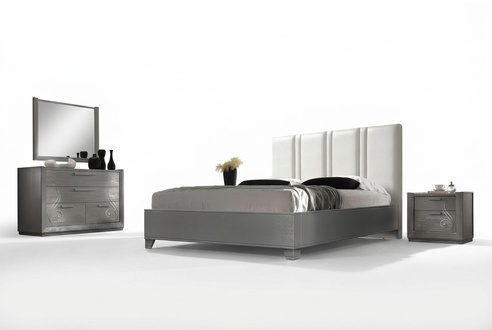 Bedroom Bed Nightstand Beds Group Set 3pcs