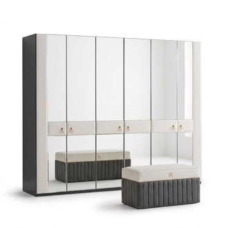 Bedroom Cabinet Wood Furniture Italian Style Wardrobes Closet New