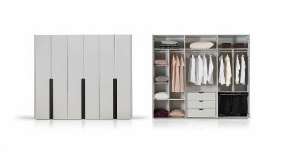 Bedroom Wardrobe Wood Luxury Modern Design