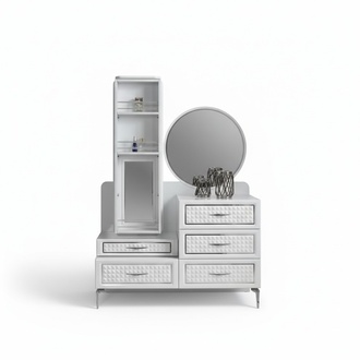 Bedroom chest of drawers with mirror Luxury chests of drawers 2 pcs.