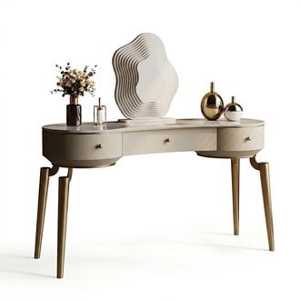 Bedroom Furniture Designer Dressing Table Wooden Frame Cosmetic Table New