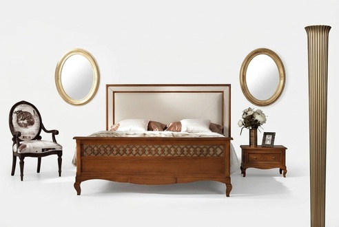 Bedroom Furniture Set Italian Furniture Bedside Table 3pcs.