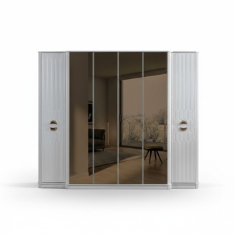 Bedroom Furniture Wood Wardrobe Wardrobe Style Modern White