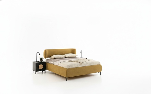 Bedroom Set Bed 2x Bedside Tables 2x Chest of Drawers Wardrobe Stool 7pcs.