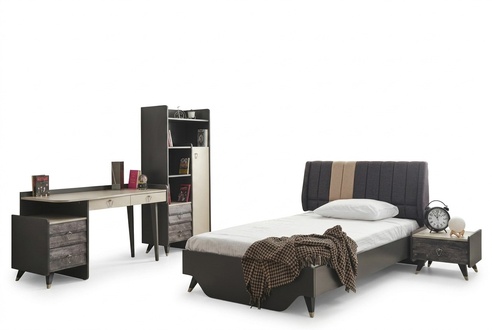Bedroom set Luxurious stylish bedroom set Bed Bookshelf