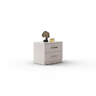 Bedroom bedside table nightstand night cabinet beige