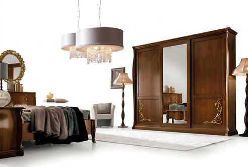 Bedroom Sliding Door Wardrobe Mirror Clothes Wardrobes Wardrobe