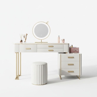 Bedroom dressing table Dressing table Cosmetic table Mirror drawers