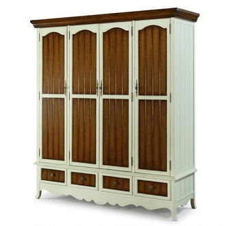 Bedroom Closet Wardrobe 3 Door Wooden Wall Cabinet Wardrobes