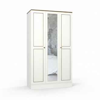 Bedroom wardrobe wood luxury design white modern furniture