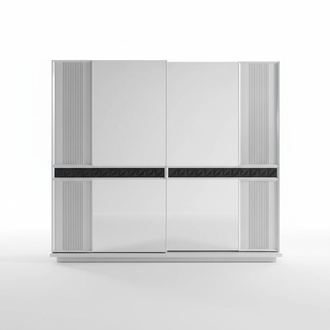 Bedroom Wooden Wardrobe Luxury Design Wardrobes Modern Gray