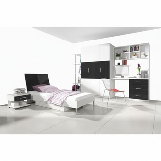 Bedroom youth children\'s room set modern cupboard bedside table new 5 pieces.