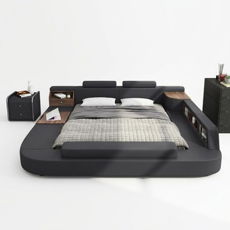 Beds Modern Hotel Multifunction Double Luxury Design Bed Upholstery