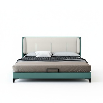 Beds Textile Hotel Luxury Upholstery Seat Fabric Italy Designer Bed Bedroom