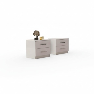 Nightstand night cabinet bed console bed chest side table bedside table 2pc.