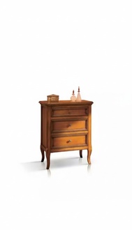 Bedside Table Classic with 3 Drawers Consoles Design Bedroom