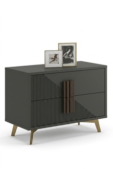 Bedside table side table table wood tables furniture bedside tables gray bedroom