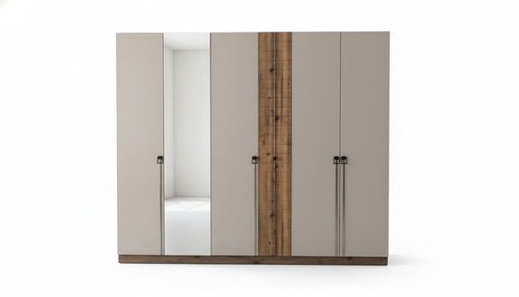 Beige bedroom wardrobe Designer wardrobes Luxury wooden wardrobes