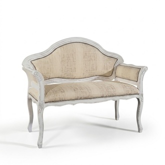Beige Classic Upholstered Bench Designer Living Room Seating Furniture New Luxury